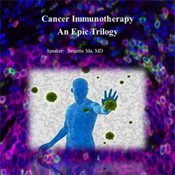 研究資助局公眾講座 - 癌症治療：免疫治療與藥物 (第一節講座 - 圖 1) 癌症免疫治療 - 史詩式三部曲 ,  講者：馬碧如教授