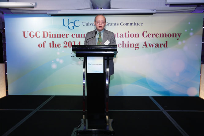 Awardee Professor Charles Kwong Yim-tze shares his teaching philosophies