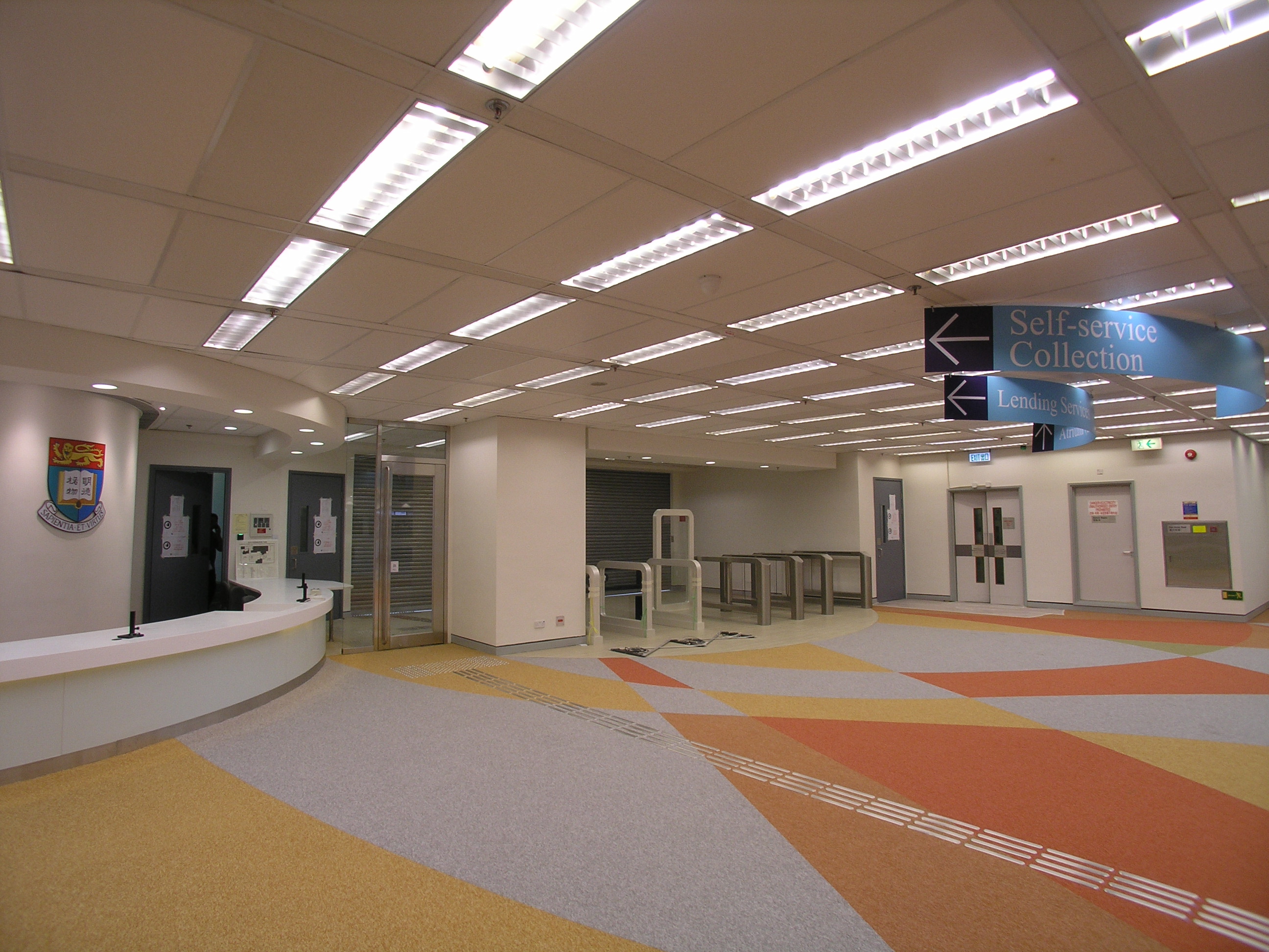 Spatial reorganisation of 2/F of Main Library (New Wing), HKU
